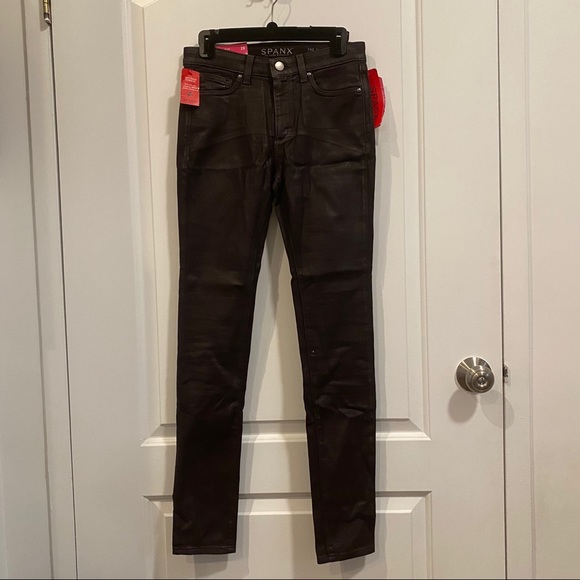 Spanx The Slim-X Coated Skinny Jeans - Picture 3 of 4